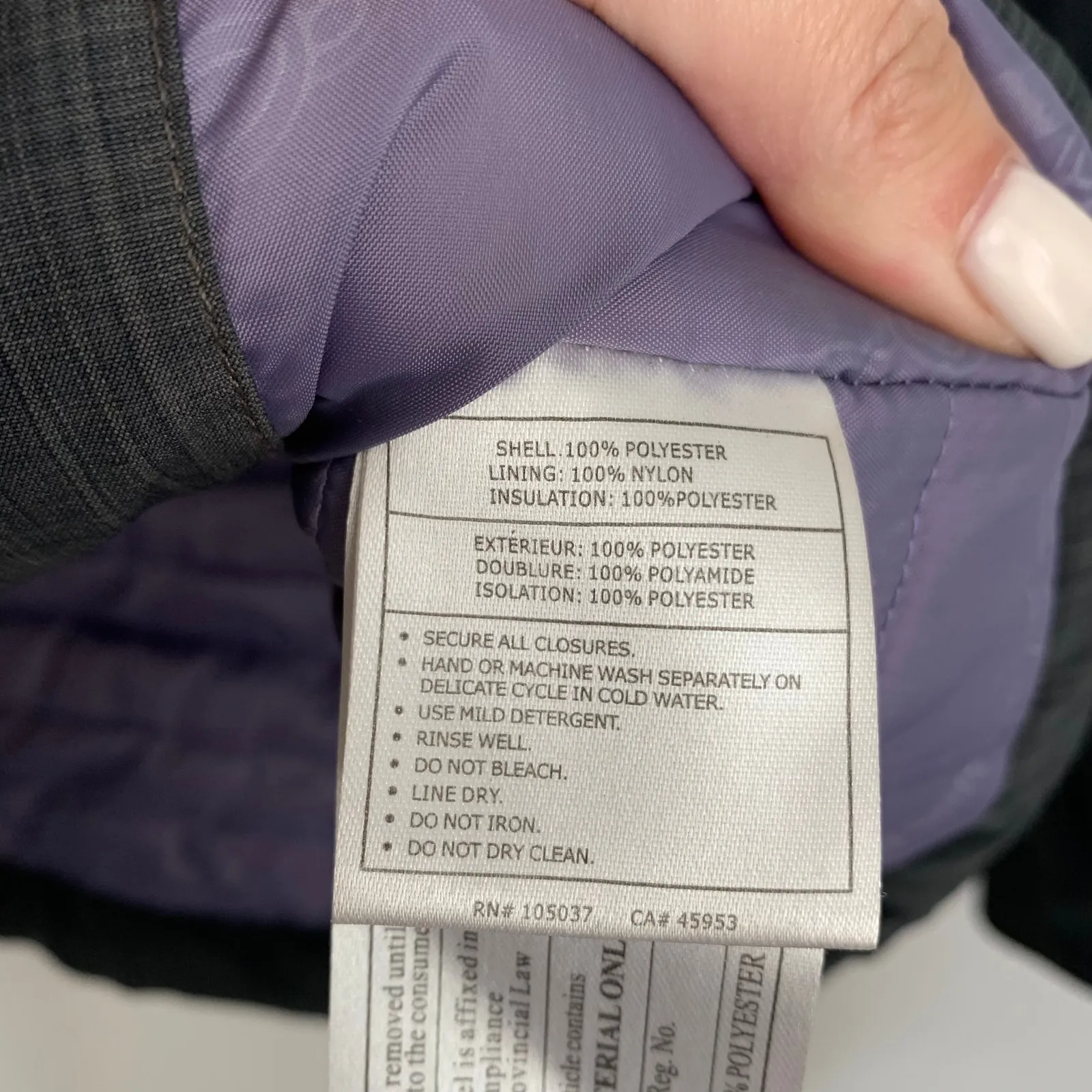 Ariat Highland Ladies Jacket Lava Beach Grey Lavender Womens Small Equestrian - Image 13