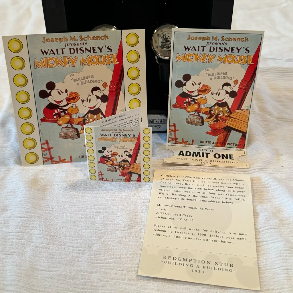 Disney’s Mickey & Minnie Through the Years 70th Anniversary Collectable Set 1998 - Image 10