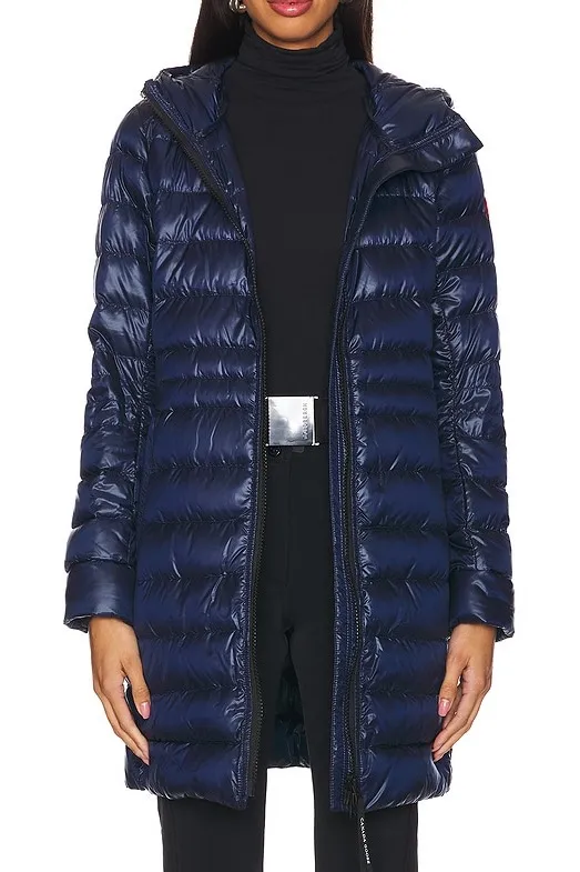 NWT Canada Goose Revolve Cypress Hooded Puffer Jacket Coat Black Label Navy Blue - Image 1