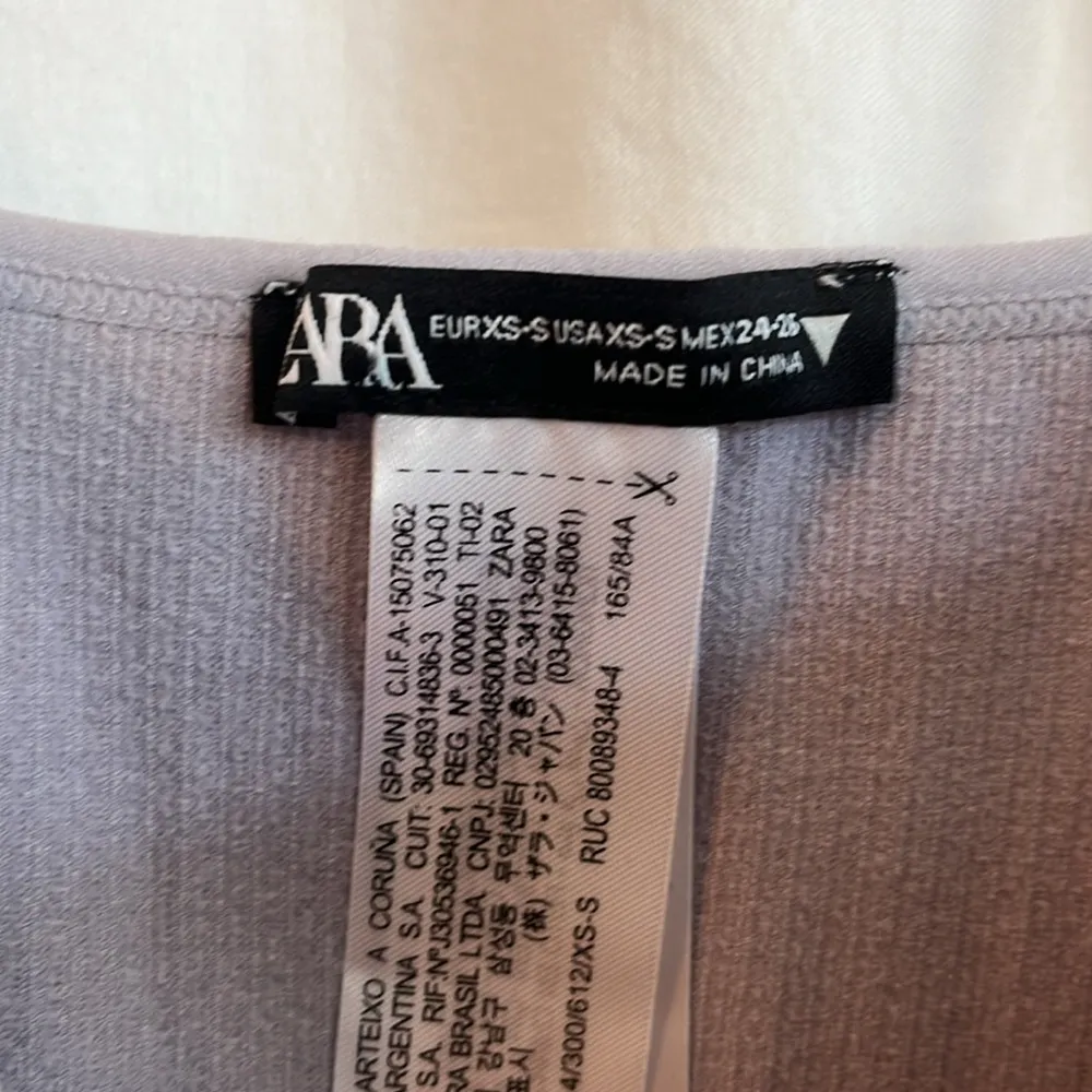 Zara Seamless Ribbed Cropped Stretchy Double Strap Tank Top - Image 4