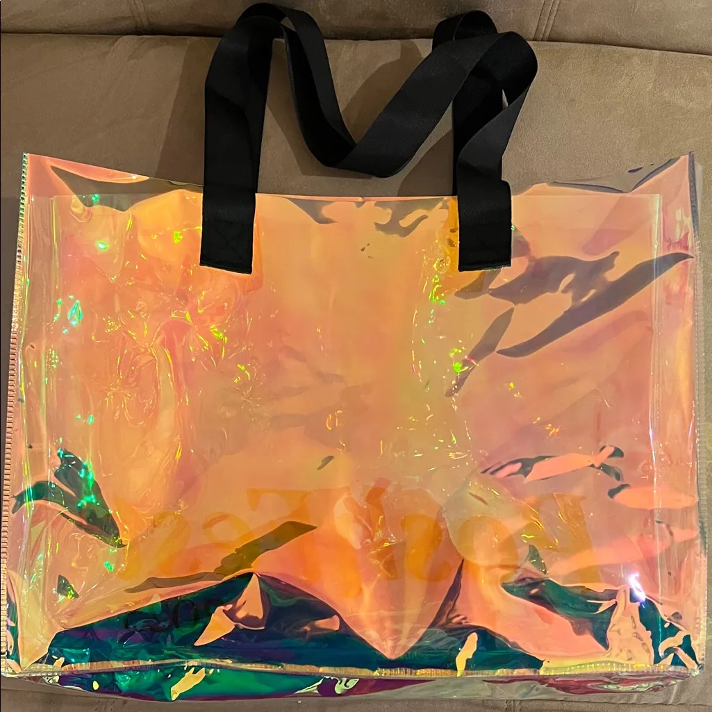 Iridescent Tote Bag Gold - Image 2