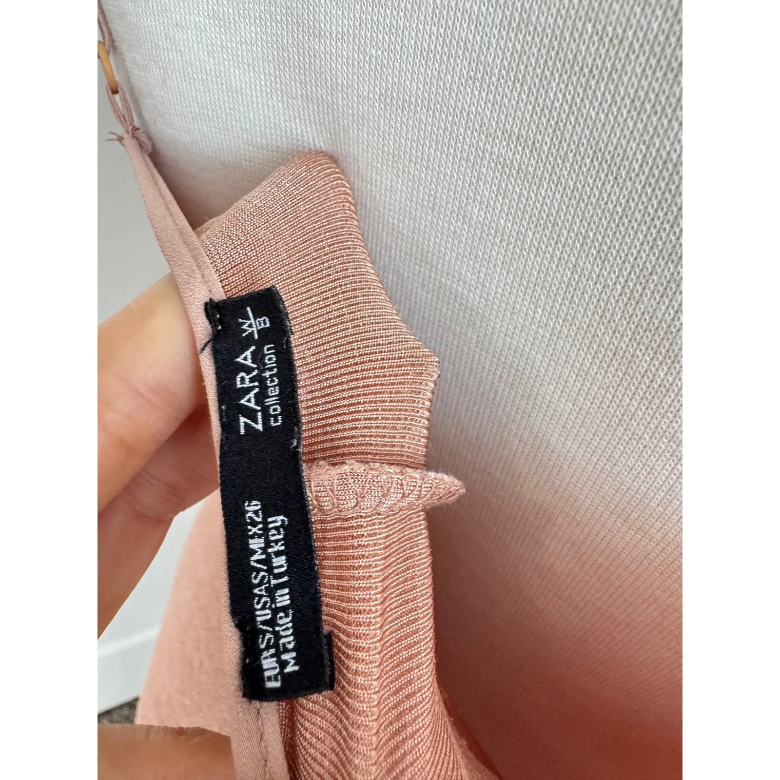 Zara Collection Mauve Slip Dress Midi‎ Bodycon Sleeveless Casual Dress Small - Image 4