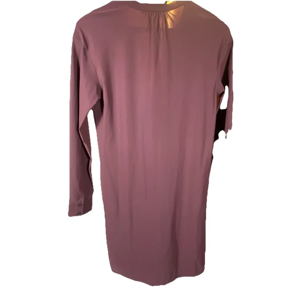 Lululemon Effortless Dress Size 4 Bordeaux Drama Travel Athletic Lightweight NEW - Image 5