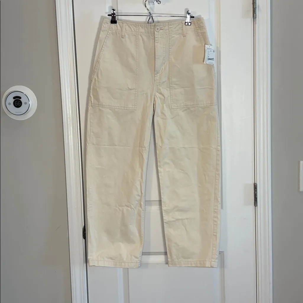free people brixton vancouver pant in dove size 28 NWT White - Image 4