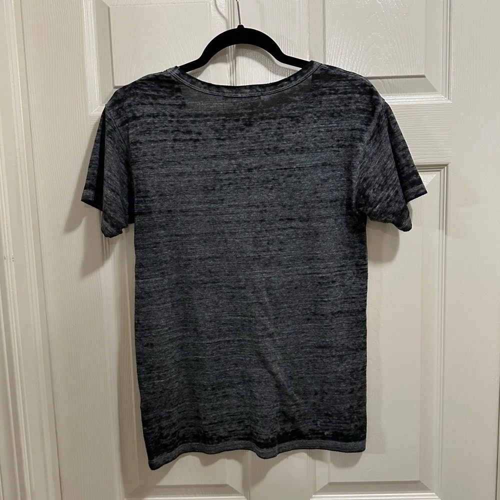 Project Social T short sleeve black graphic “coffee & rainy days” size M - Image 2