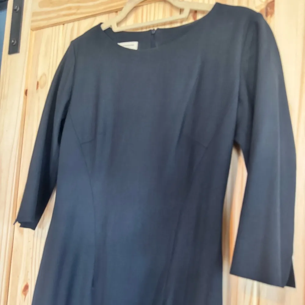 Luca Venturini Made in Italy Elegant Timeless Black Dress size US8/Eur44 - Image 13