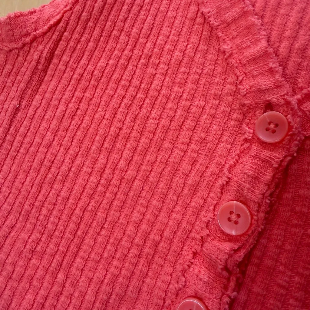 URBAN OUTFITTERS BDG Ribbed Cropped Button Front Sweater Tank Size medium - Image 3