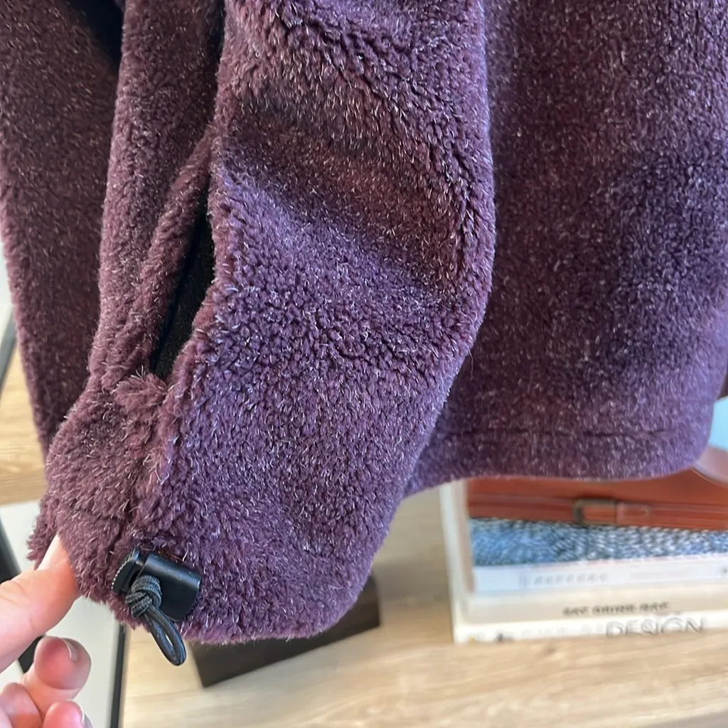 Vintage ALPS Sherpa Purple 1/4 Zip Sweater Knit, Women's XL - Image 9