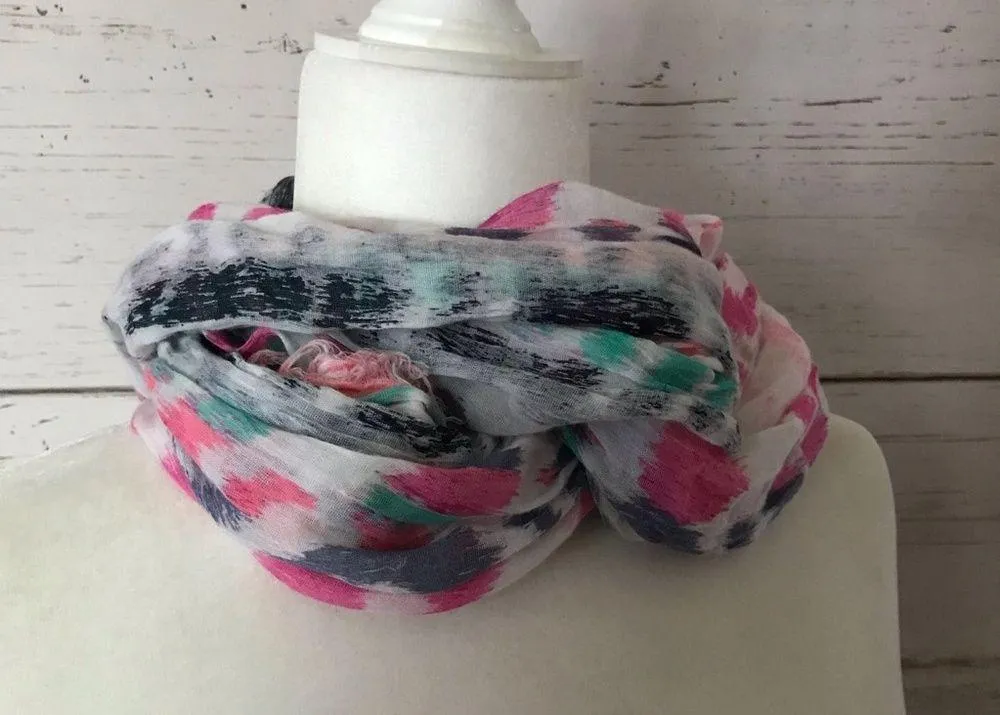 Multicolored Infinity Scarf - Image 3
