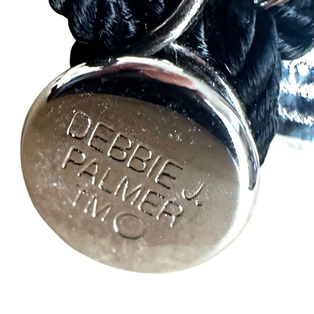 Debbie J. Palmer Signed Silver tone Heart Perfume Vessel Necklace - Image 9