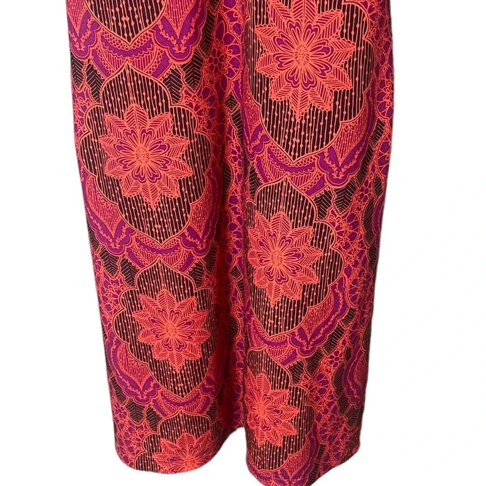 Prana Women’s Amaya Dress Size Medium in Berry Scallop - Image 5