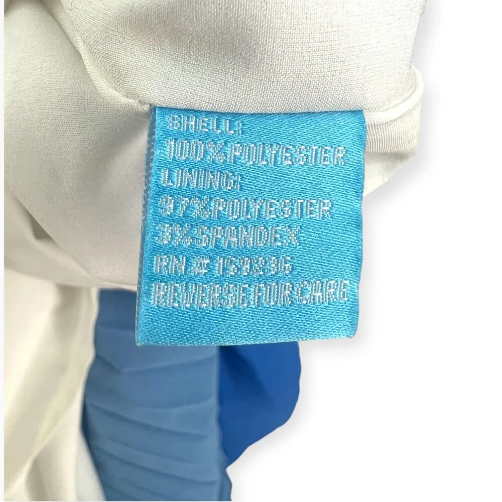 J. McLaughlin | S |Bowen Maxi Dress Pleated Ombre Chiffon Sleeveless Dress Shift - Image 6