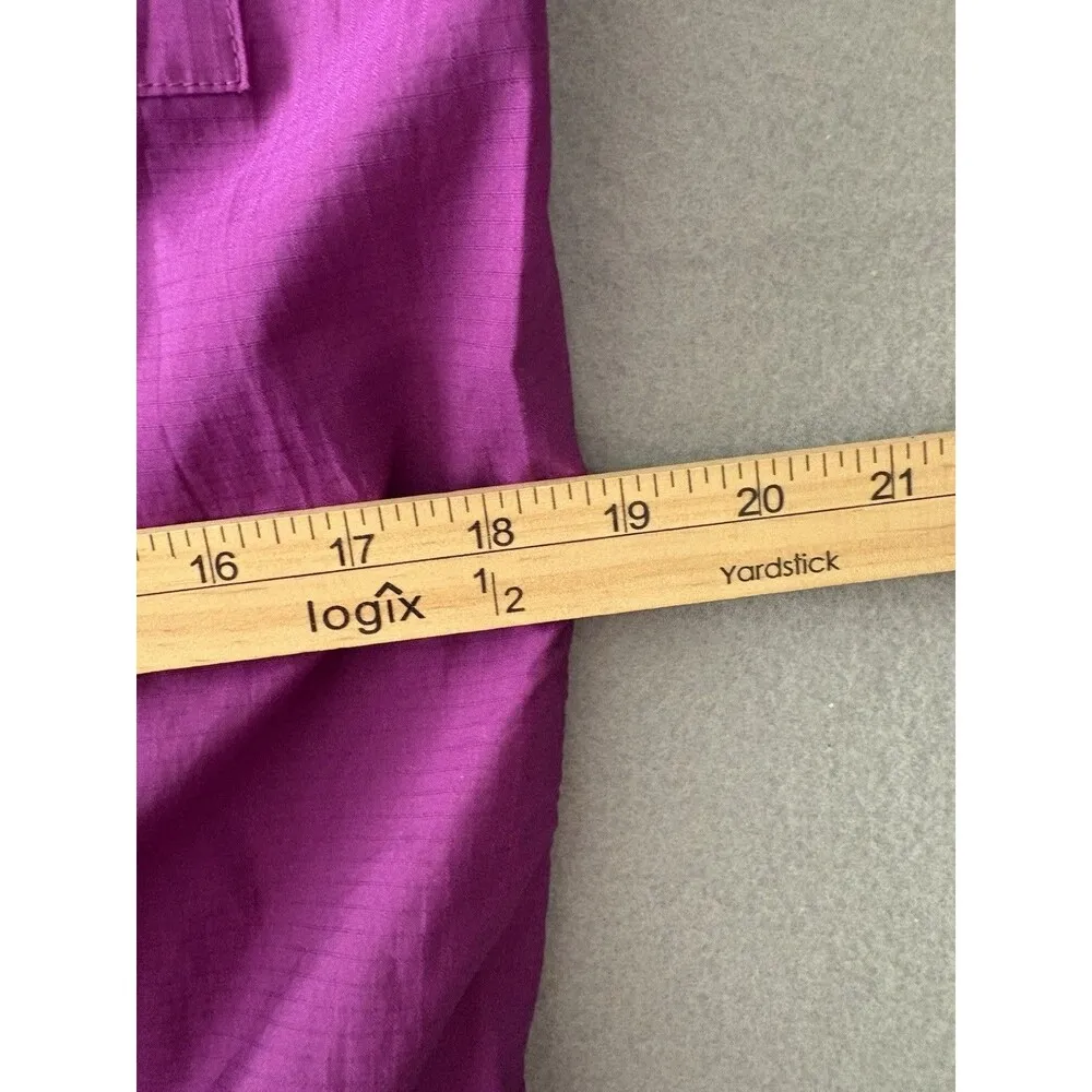Vintage Patagonia Windbreaker Jacket Medium Purple Ripstop Lightweight ** - Image 8