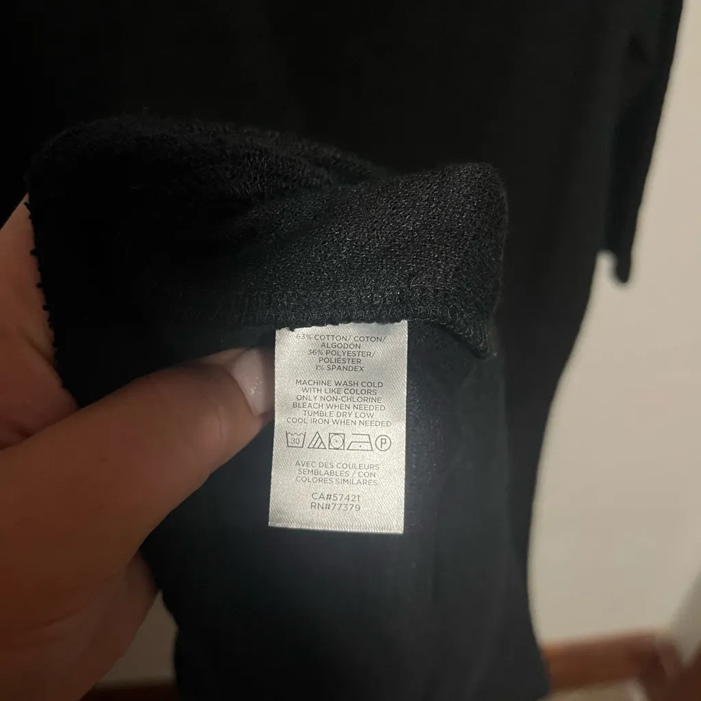 Ann Taylor Classic Black Long Sleeve Dress - Image 3