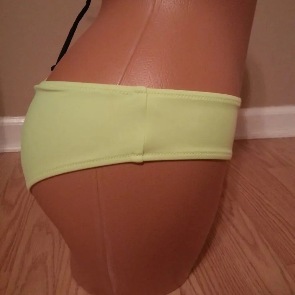 NWOT Victoria’s Secret Cheeky Swim Bottoms Size Small Neon Green - Image 4