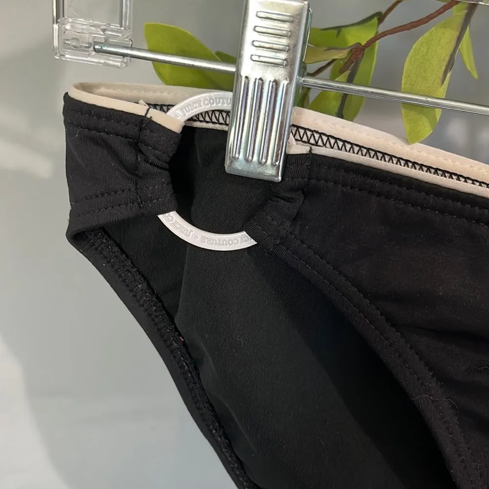 Juicy Couture Black Bikini Bottom Womens Large - Image 7