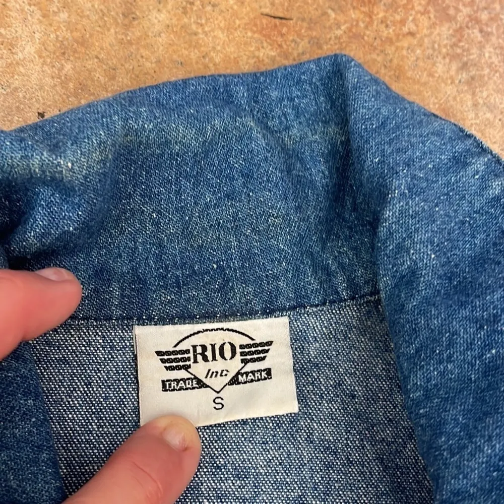 Amazing vintage, bejeweled denim two - Image 6