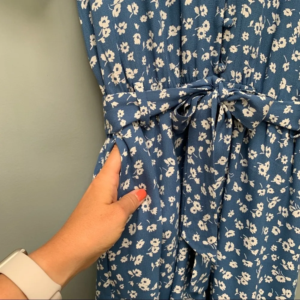 Rails Sophia Romper in Blue Daisies XS - Image 10