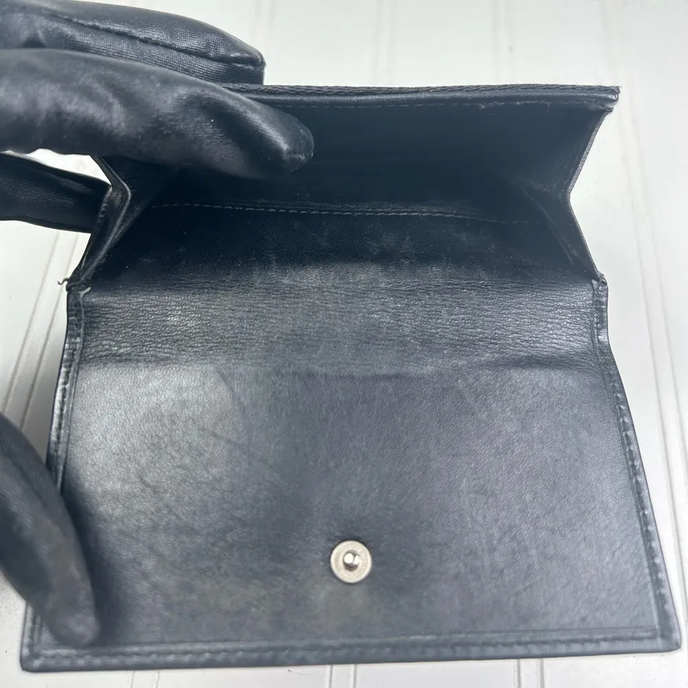 Gucci Vintage Black Multiple Compartment Wallet - Image 13