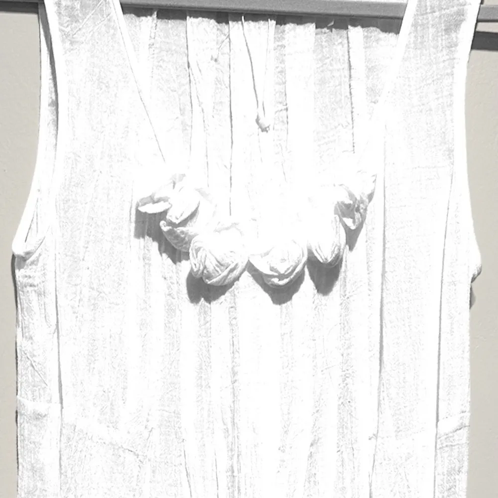 REBECCA TAYLOR WHITE GAUZY COTTON TIERED RUFFLE COVERUP SLEEVELESS TANK DRESS 4 - Image 7