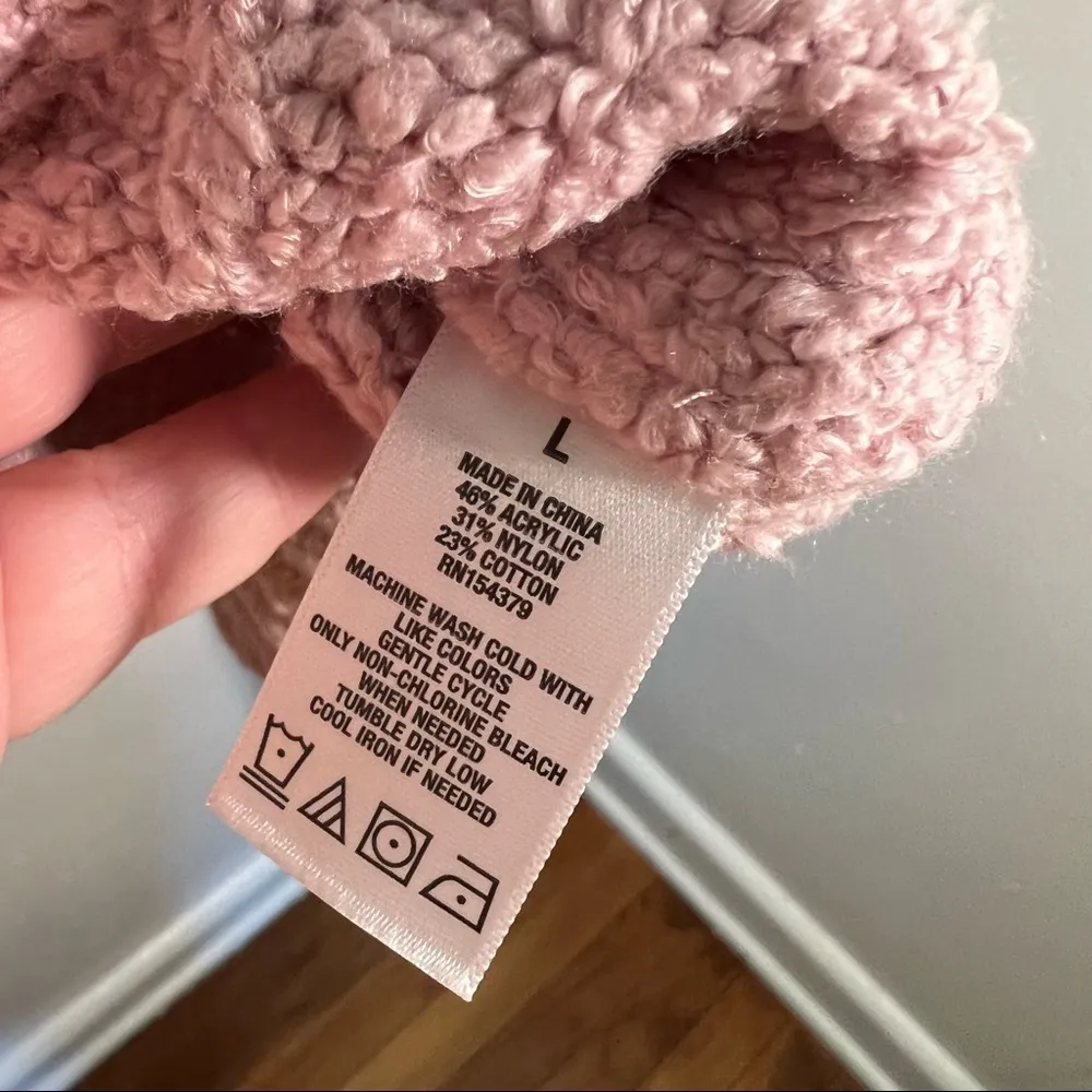 Aeropostale Fuzzy 1/4-Zip Sweater Purple - Image 15