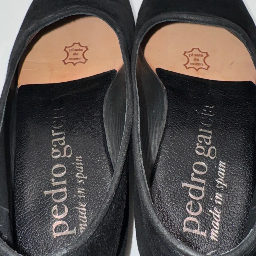 Pedro Garcia Garan Loafers w Swarovski Crystals Black Suede Women’s EU 8 US 8 Size 7 - Image 7