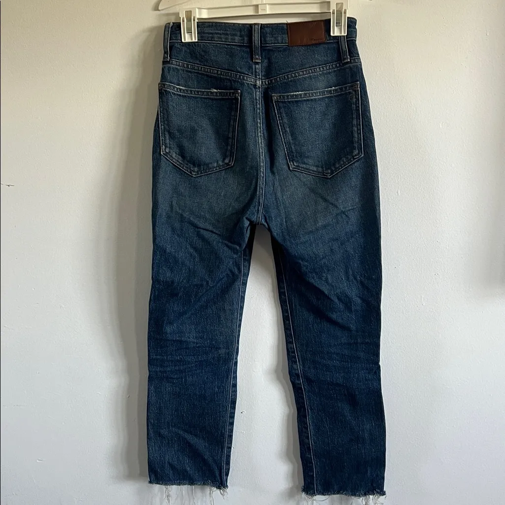 Madewell  Classic Stovepipe Blue Denim Jeans - Image 4