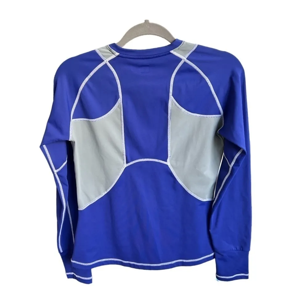 REI Women’s Colorblock Baselayer Long Sleeve Tee | Purple Blue/Grey | Small - Image 2