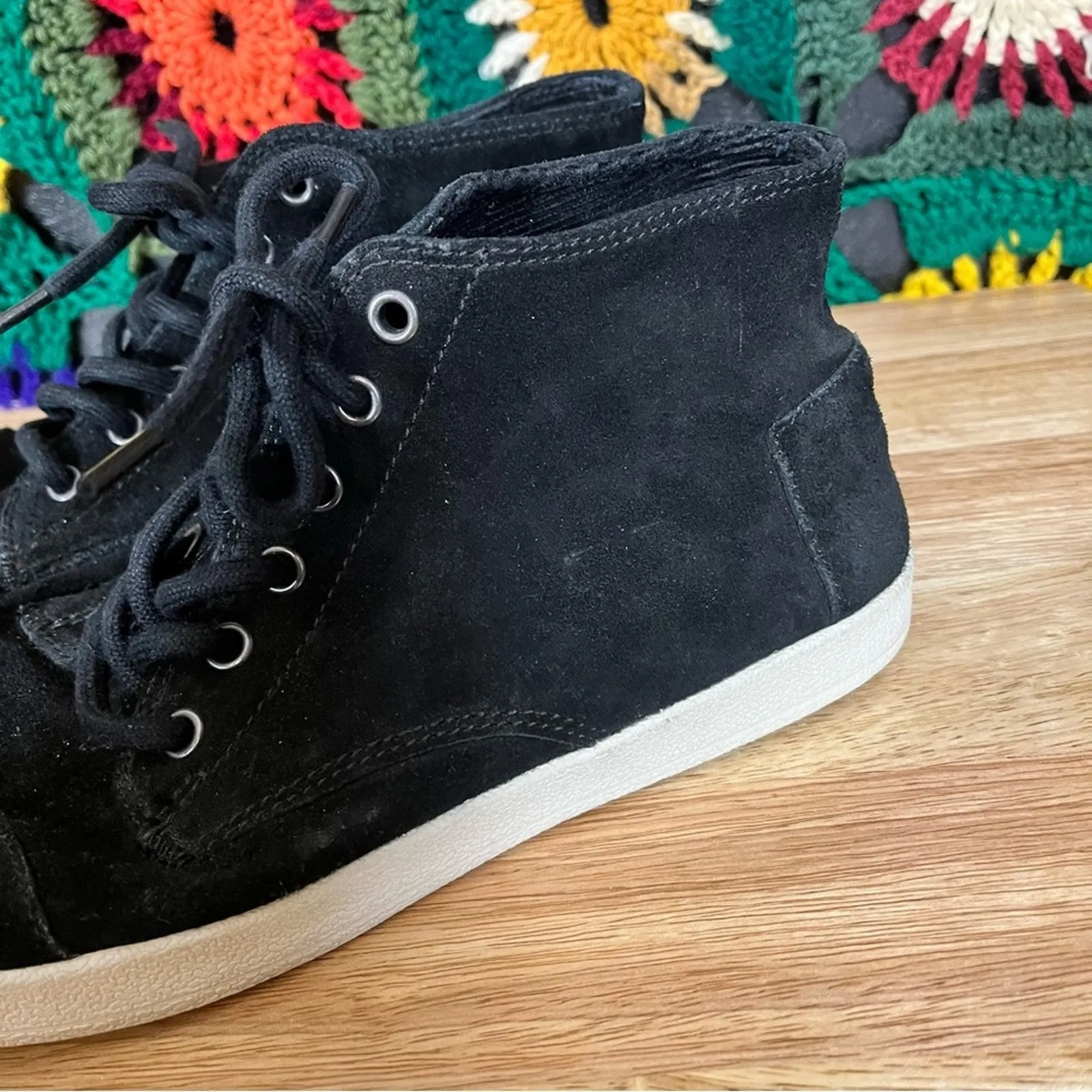 Toms‎ Black Paseo High Top Sneakers Size 9.5 - Image 5