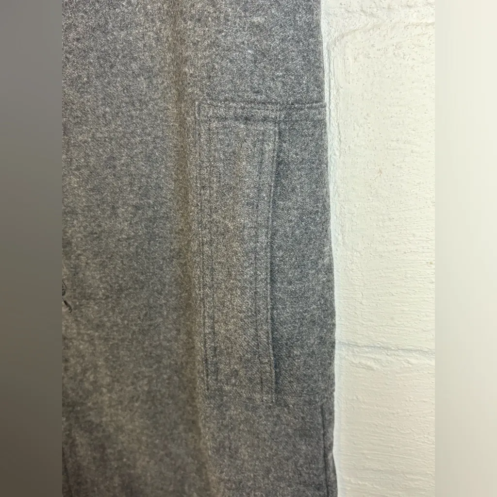 Eddie Bauer Woman’s Grey Cargo Wool Blend Business Casual Classy Maxi Skirt Sz 8 - Image 4