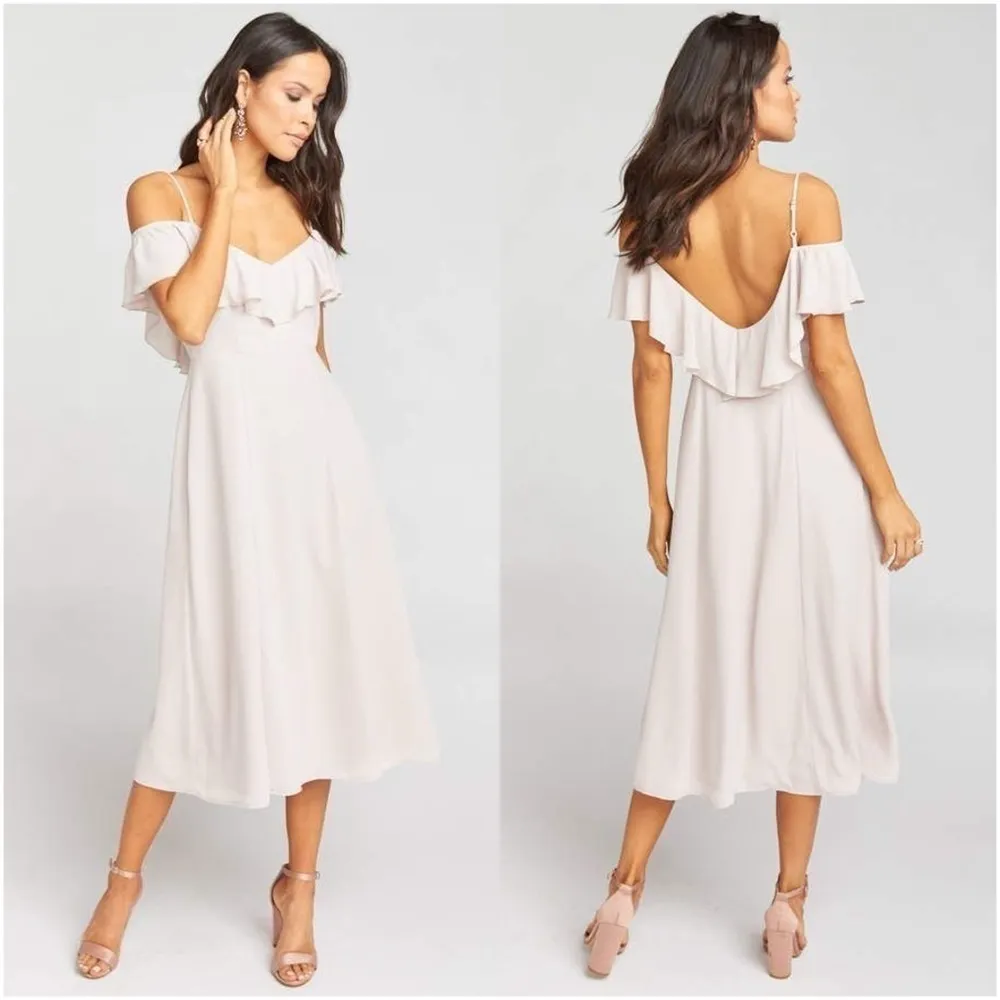 SHOW ME YOUR MUMU Camila Dress In Show Me The Ring Crisp - Image 2