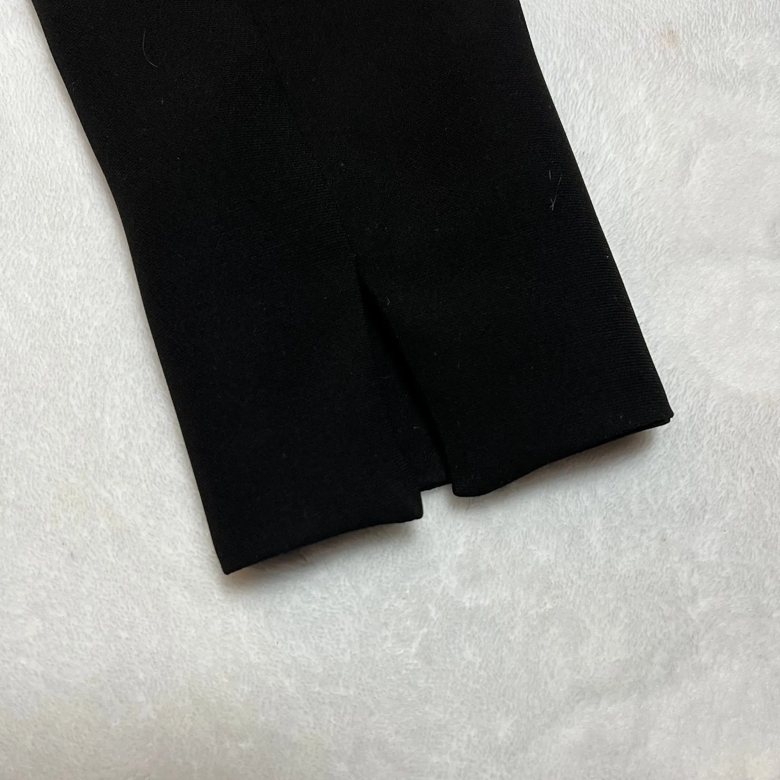 Jones Wear Stretch Black Tapered Suit Jacket Blazer Size 6 Career Professional - Image 6