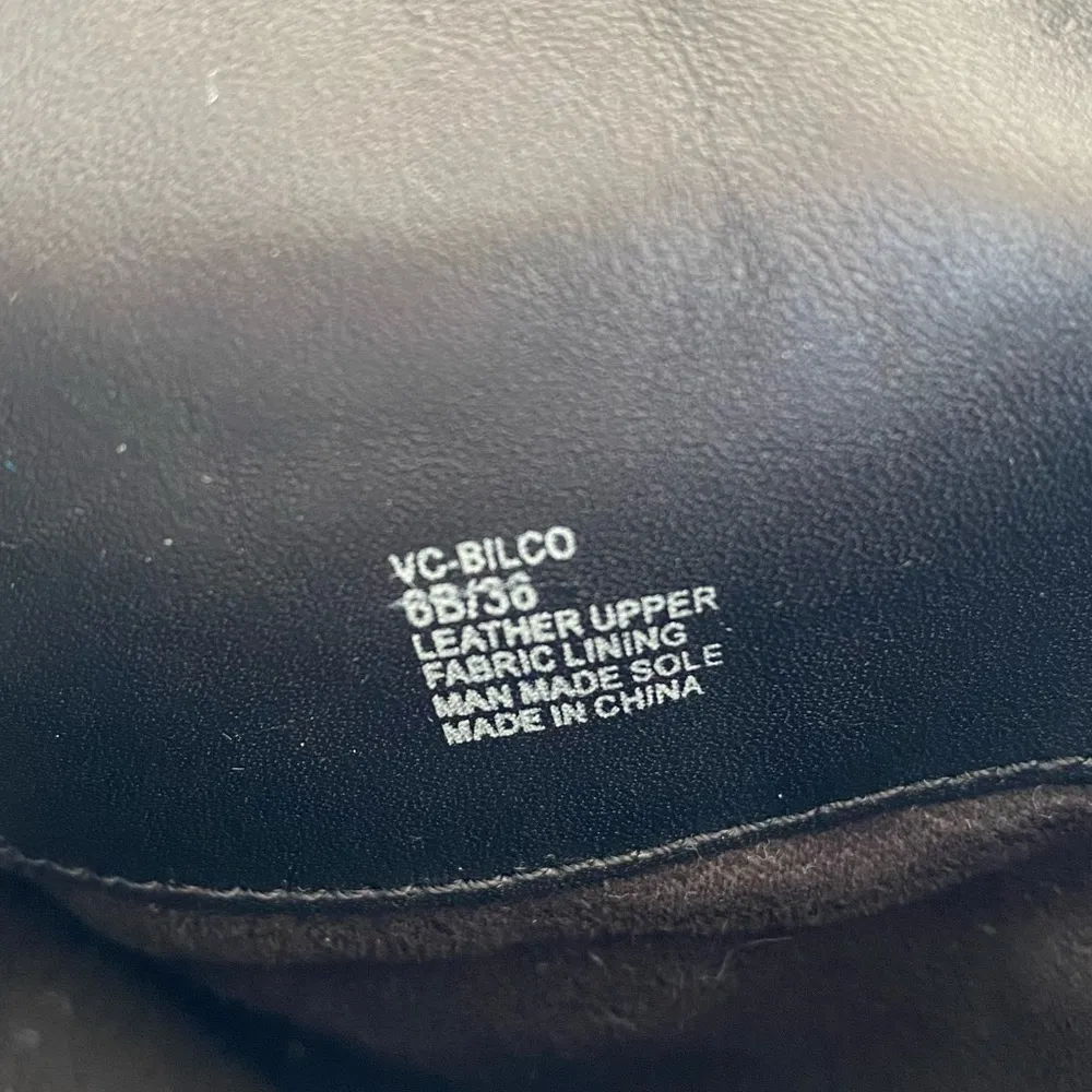 Studded Back Knee High Black Leather Boots - Image 3