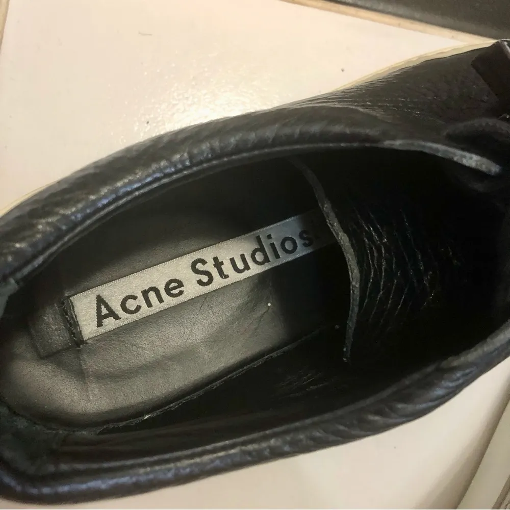 Adriana Leather Low Top Sneakers In Calfskin Logo Face Streetwear 7 - Image 16