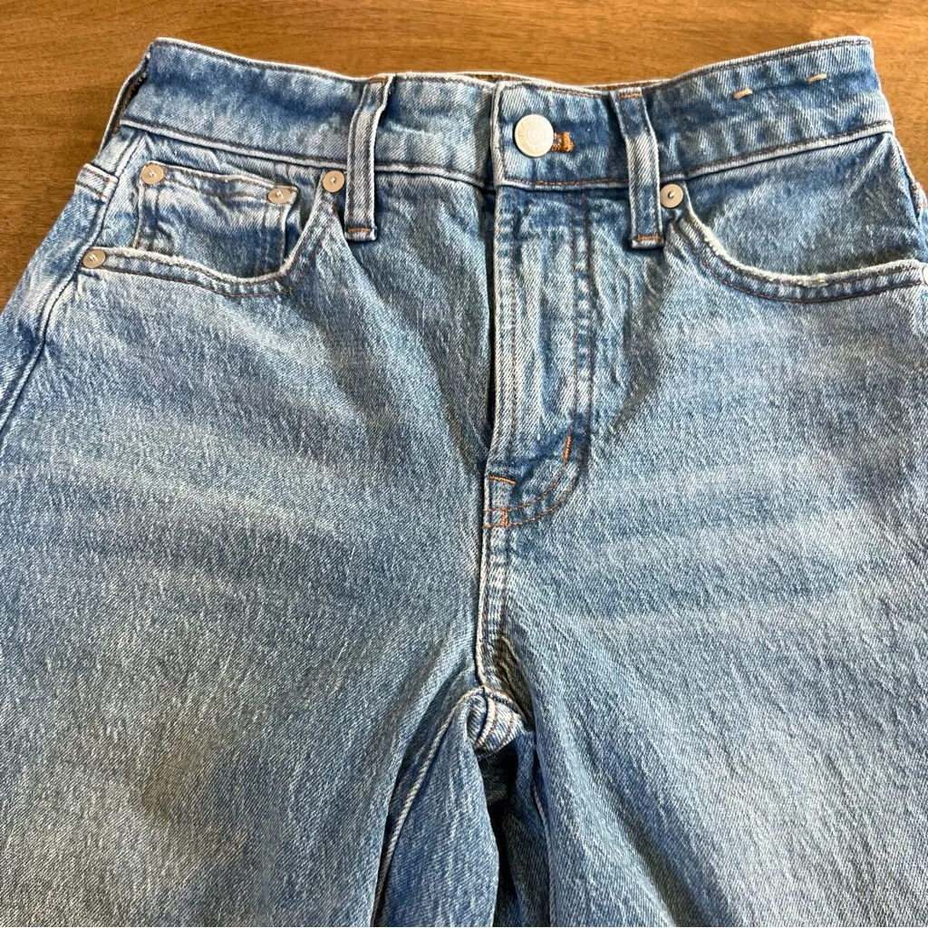 Madewell The Curvy Perfect Vintage Wide-Leg Jean in Enmore Wash Size 23 - Image 9