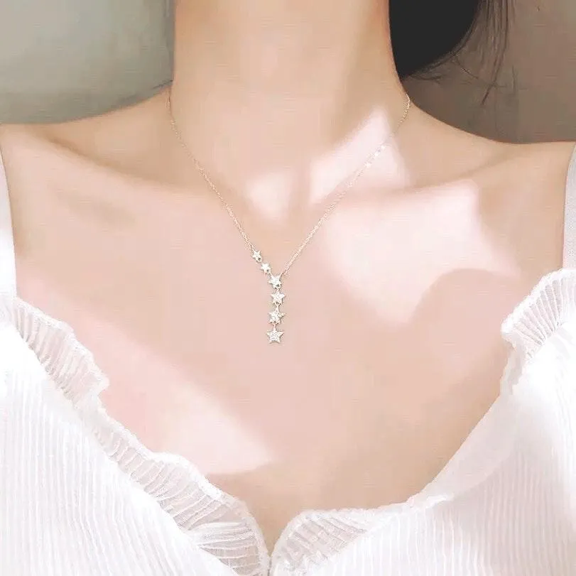 Silver Star Pendant Necklace - Image 3