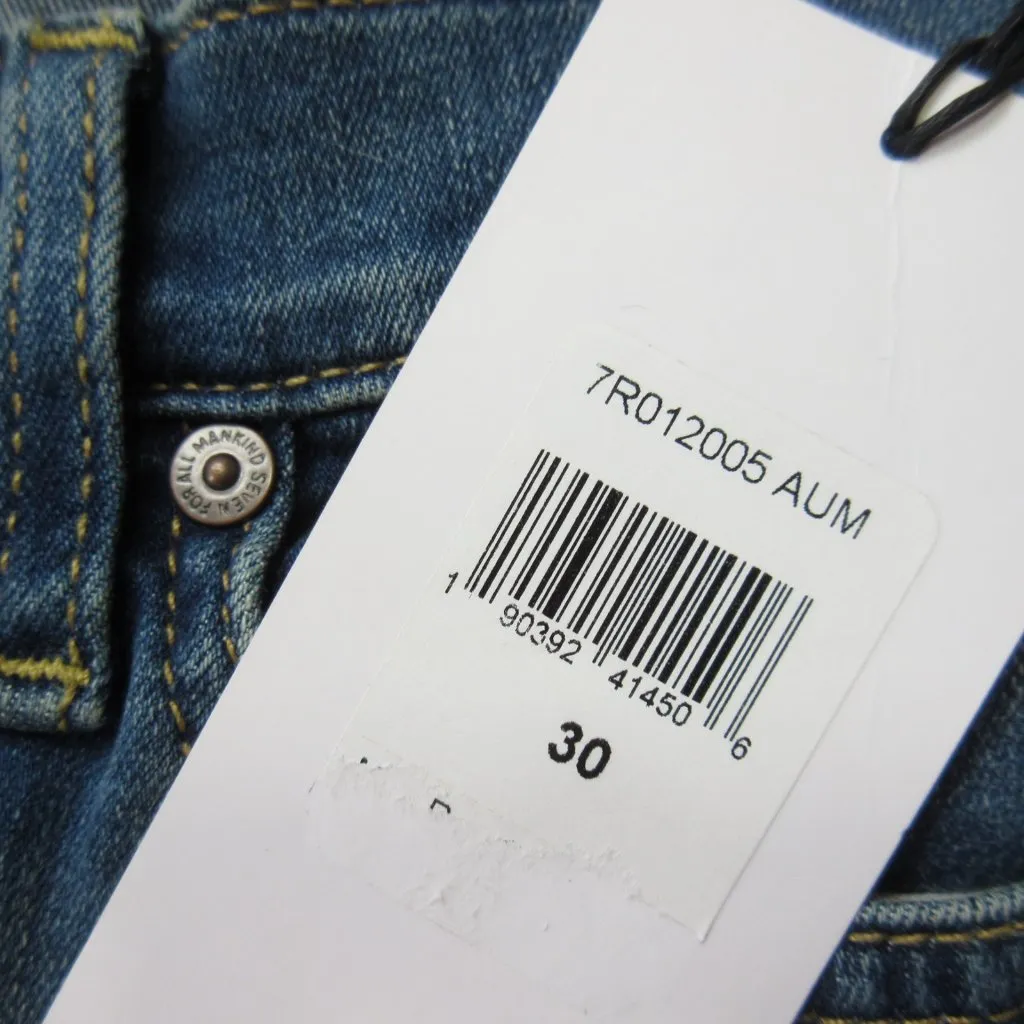 NWT 7 For All Mankind Dojo in Malmo Original Trouser Flare Stretch Jeans 30 - Image 4