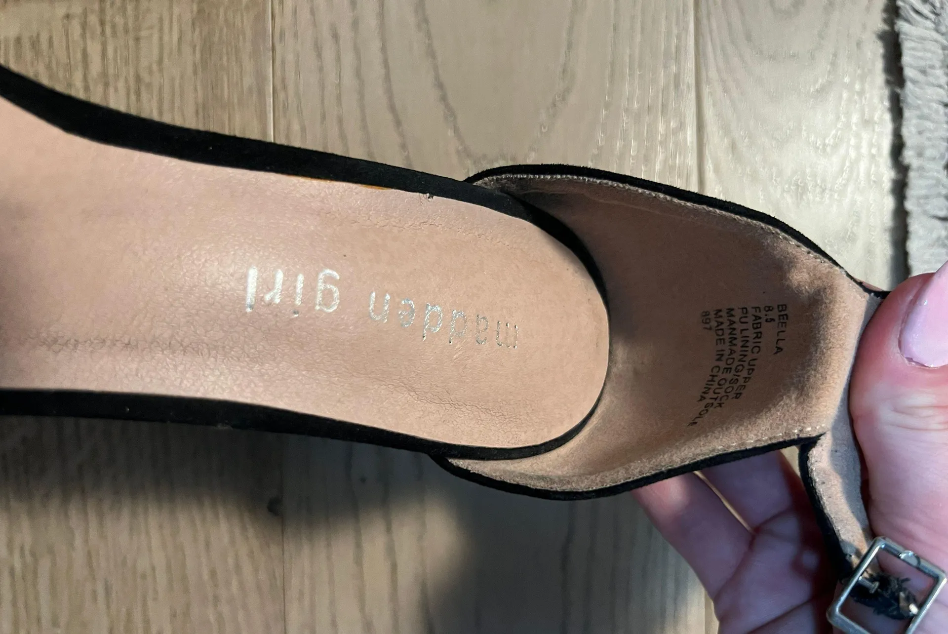 Black Velvet Heels - Image 4