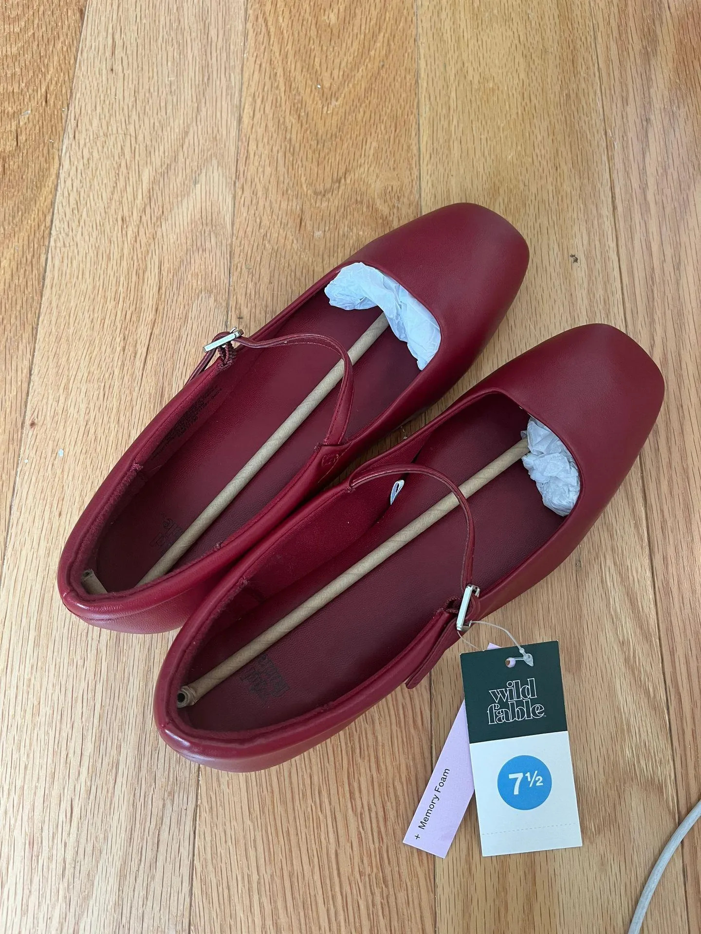 Wild Fable Red Maryjane Flats - Image 2