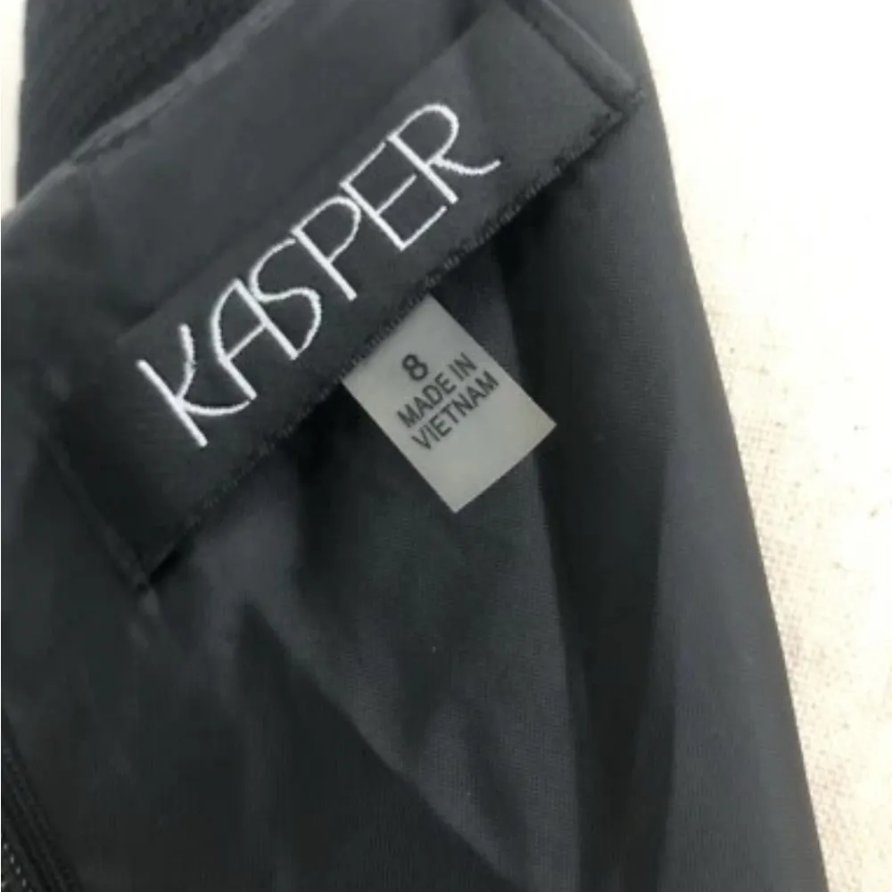 Kasper Black Midi Dress with Timeless Elegance Size undefined - Image 5