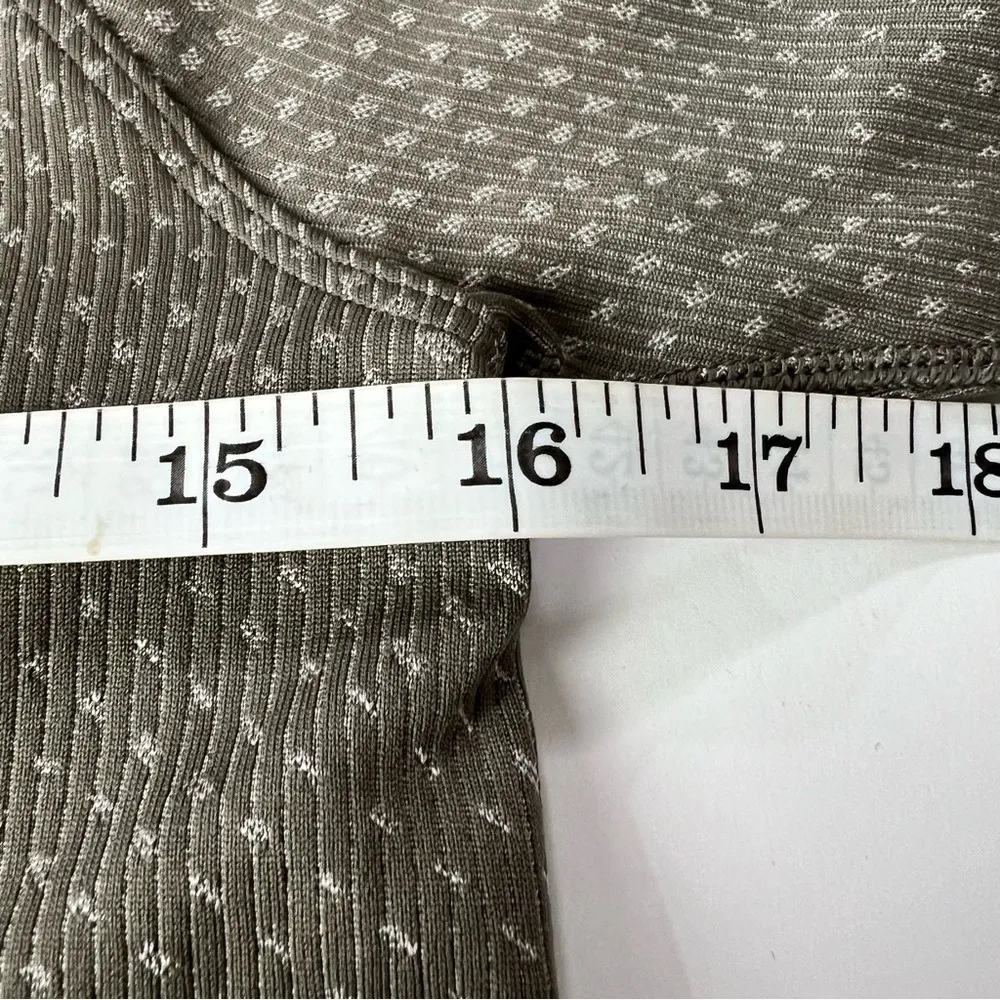 Lululemon Rest Less Sweater Cropped Half-Zip Pullover Grid Warp Rover Raw Linen - Image 6