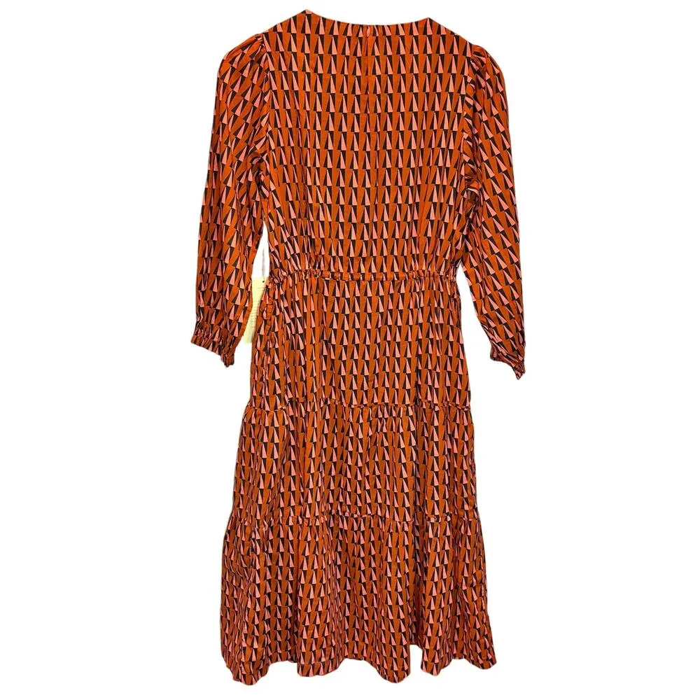 Trovata Birds of Paradis NWT Ainsley B Dress in Kinetic Print - Image 6