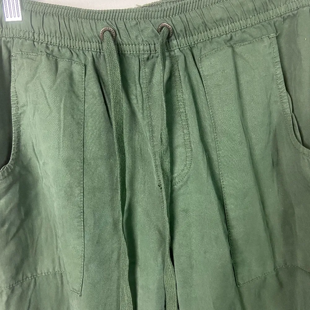 SANCTUARY Women's Sz Sm Green Drawstring Pants - Image 2
