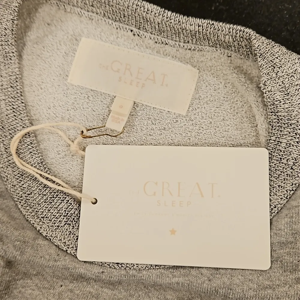 💕THE GREAT💕 The Sweatshirt Dress ~ Light Heather Grey Size 0 XS NWT - Image 9