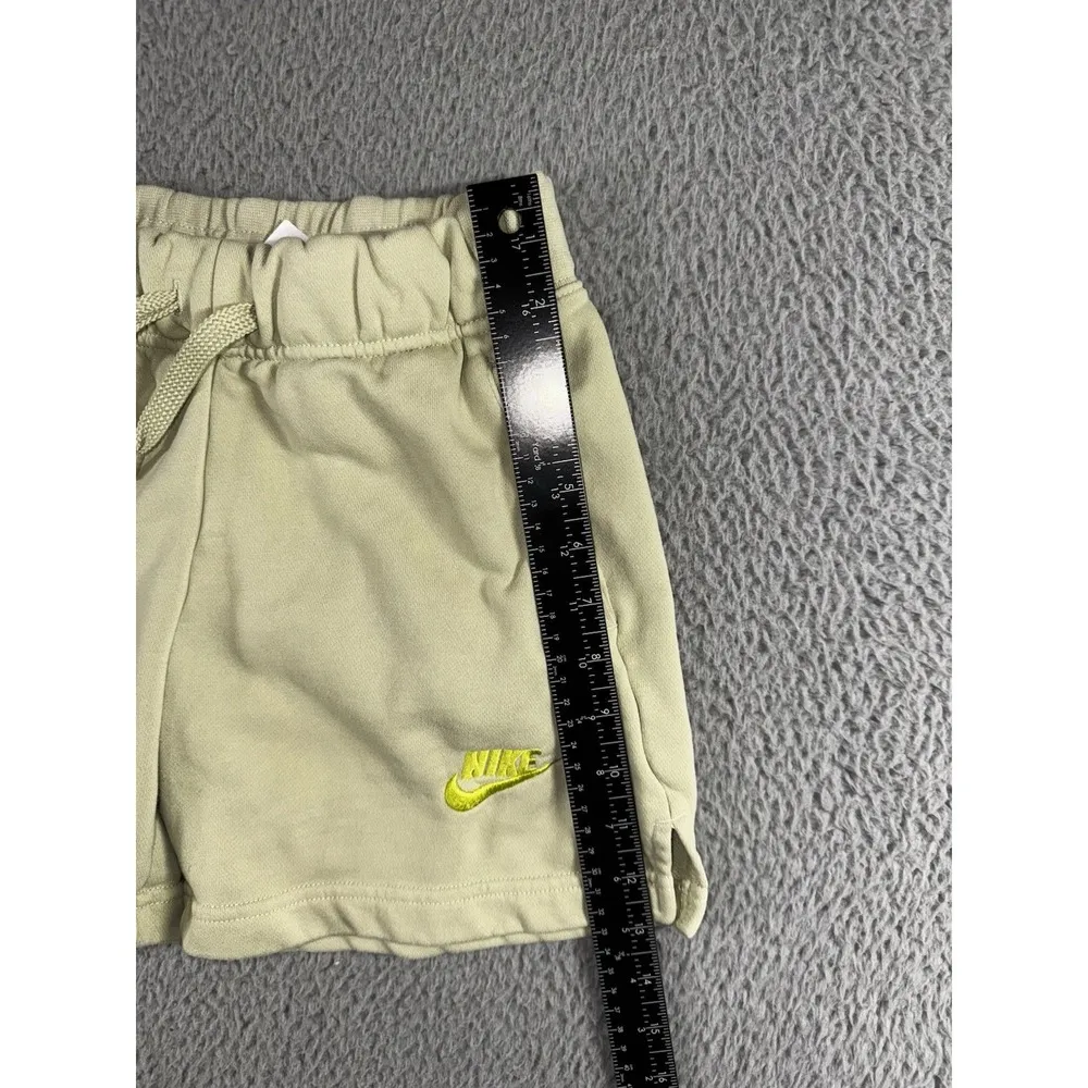 Nike French Terry Shorts Girls Large Elastic Drawstring Waist Activewear - Image 4