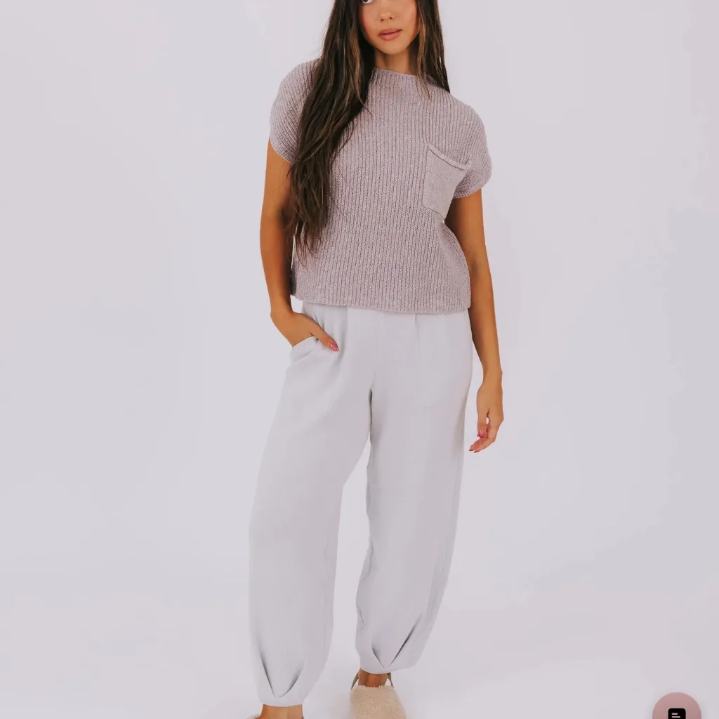 Free People Freya Sweater Set in Oatmeal/ Bone Combo Sz M NWT $128R - Image 8