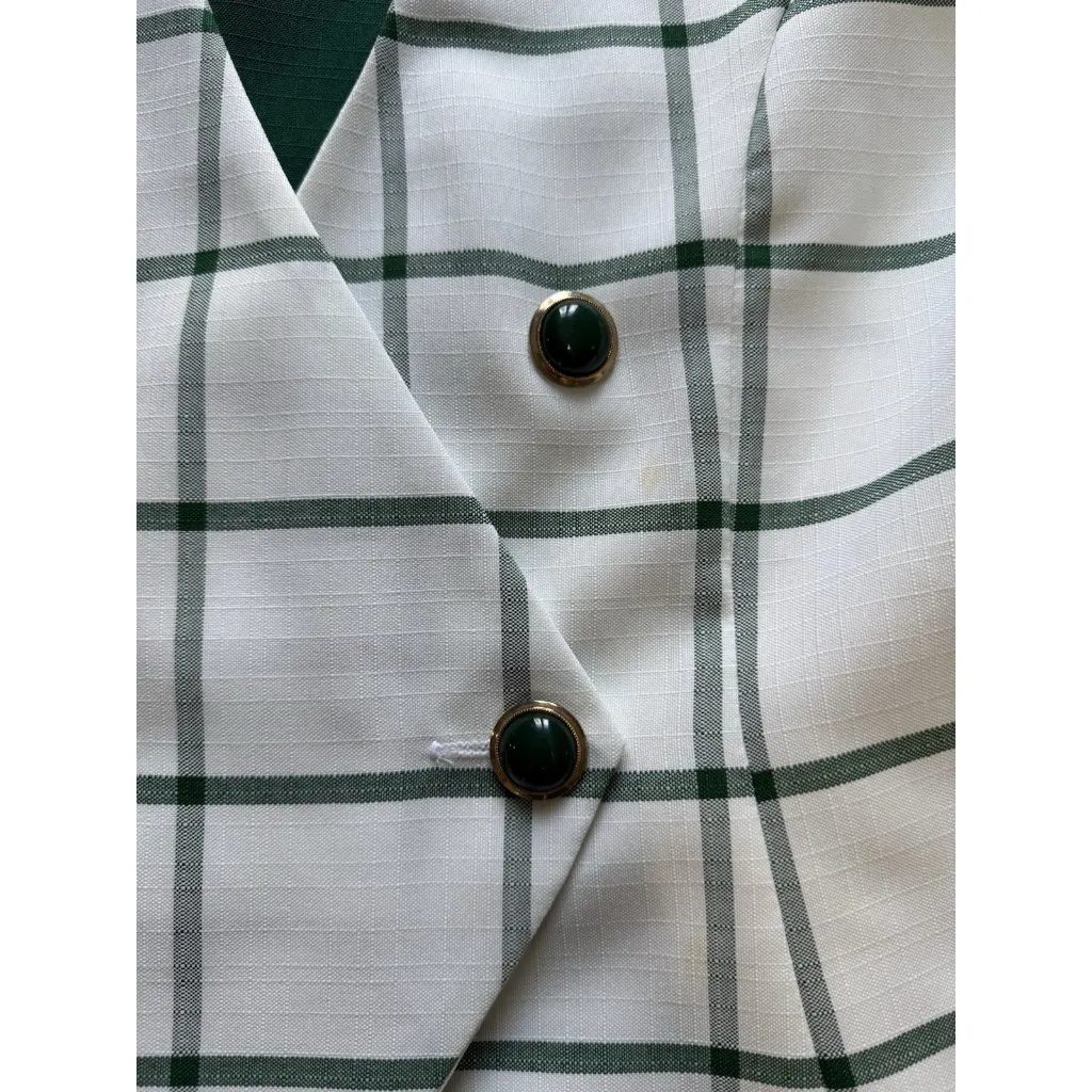 Reina Women Size 12 Two Piece Skirt Blazer Set Office Professional Career VTG - Image 8