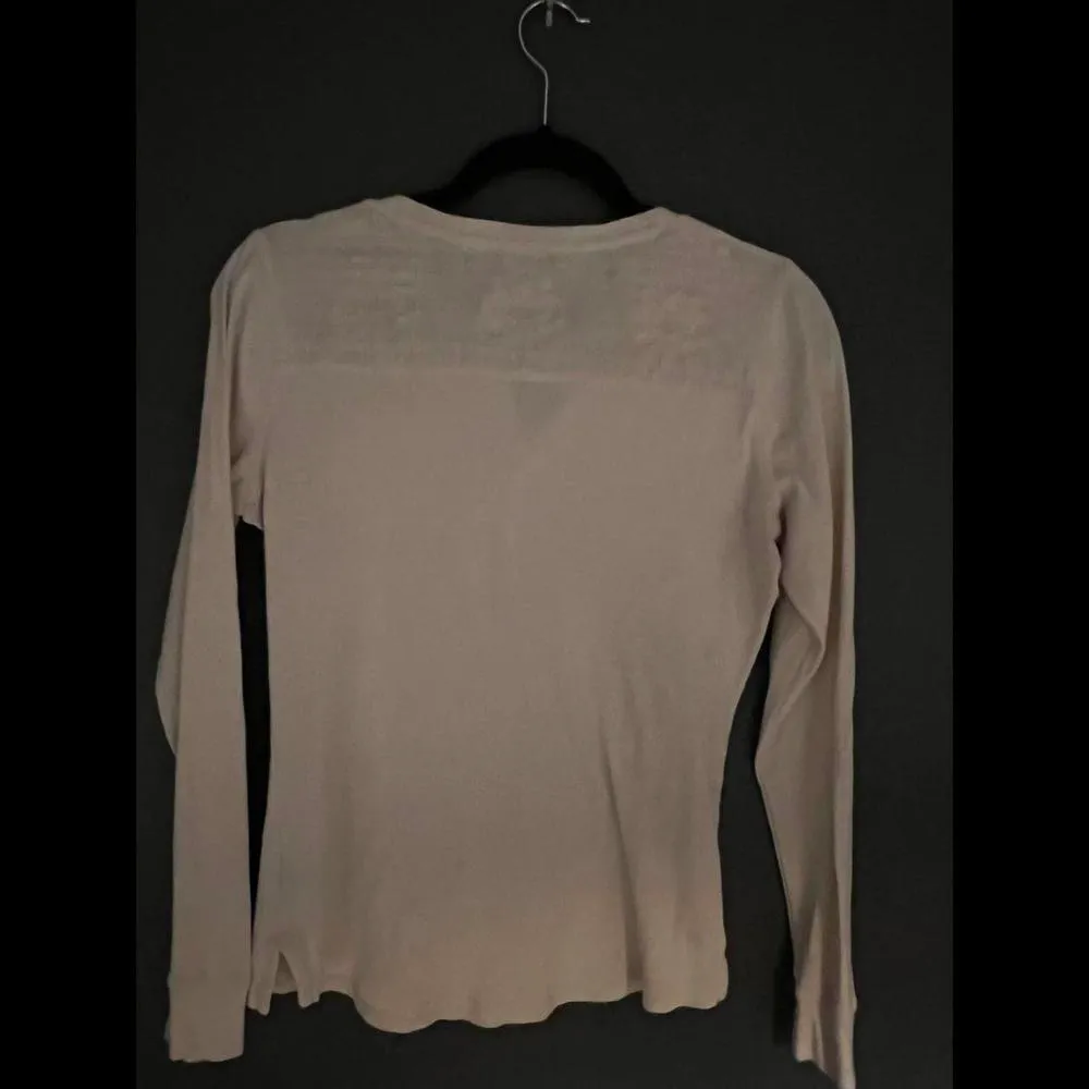 Ralph Lauren Jeans Co. Women’s Long Sleeve Top - Size S - Ivory - Image 5