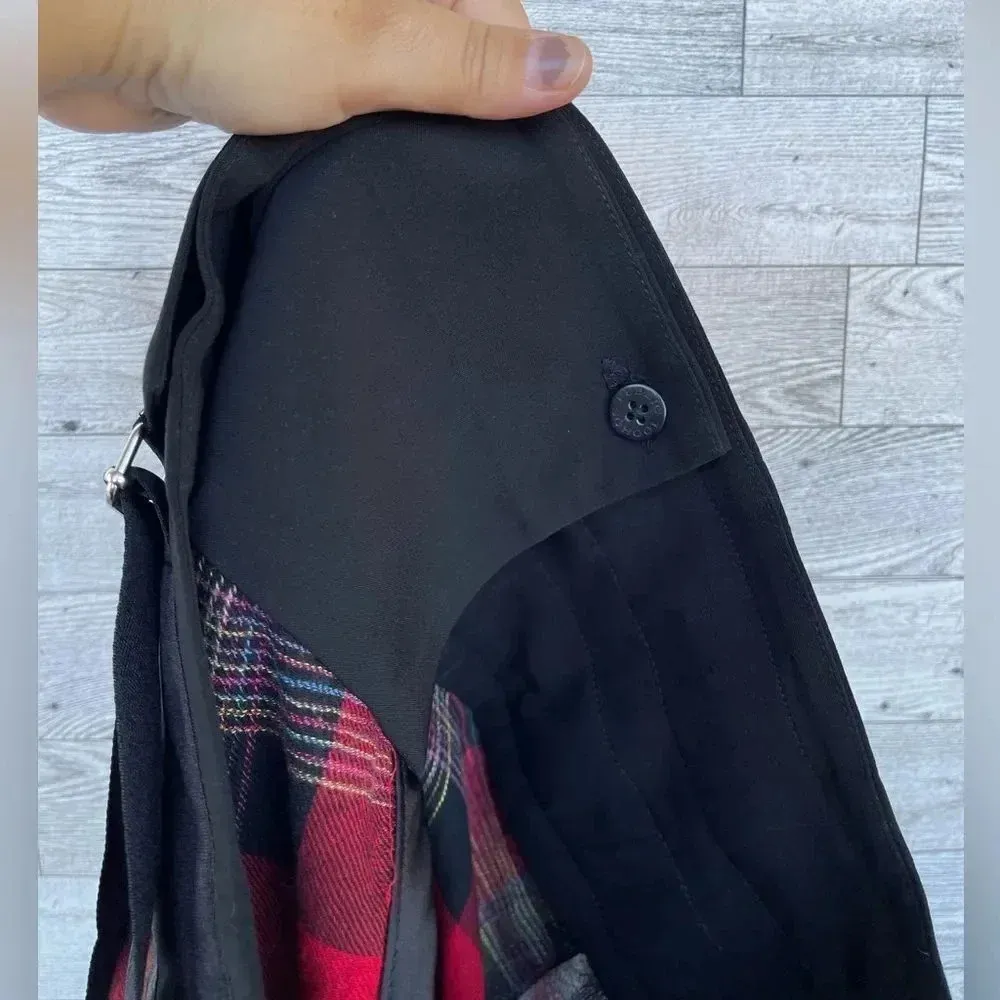 Public School Plaid Asymmetric Tartan preppy aesthetic skirt 6 Black - Image 9