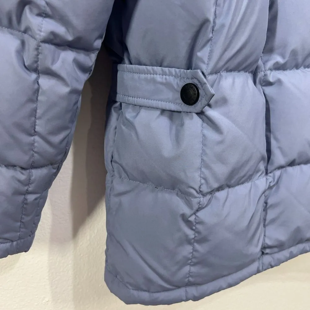 Eddie Bauer Goose Down Weatheredge Puffer Jacket Womens Large Periwinkle‎ Zip-Up - Image 5